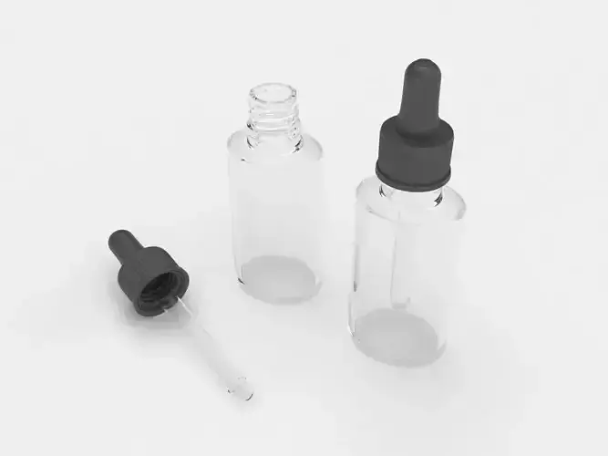 dropper bottle 3D model