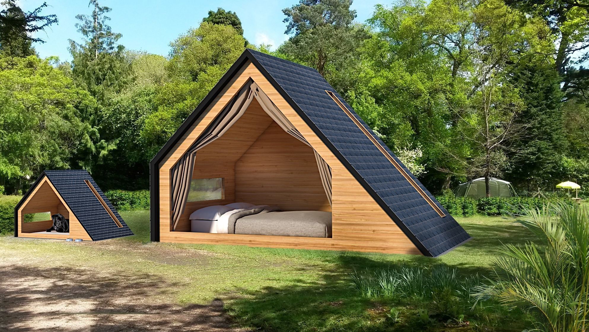 glamping unit 3d model Low-poly 3D model_4