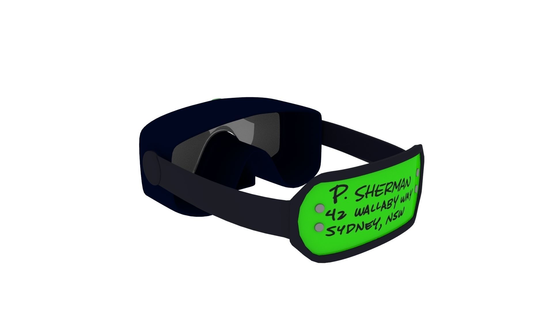 Finding Nemo mask Low-poly 3D model_1