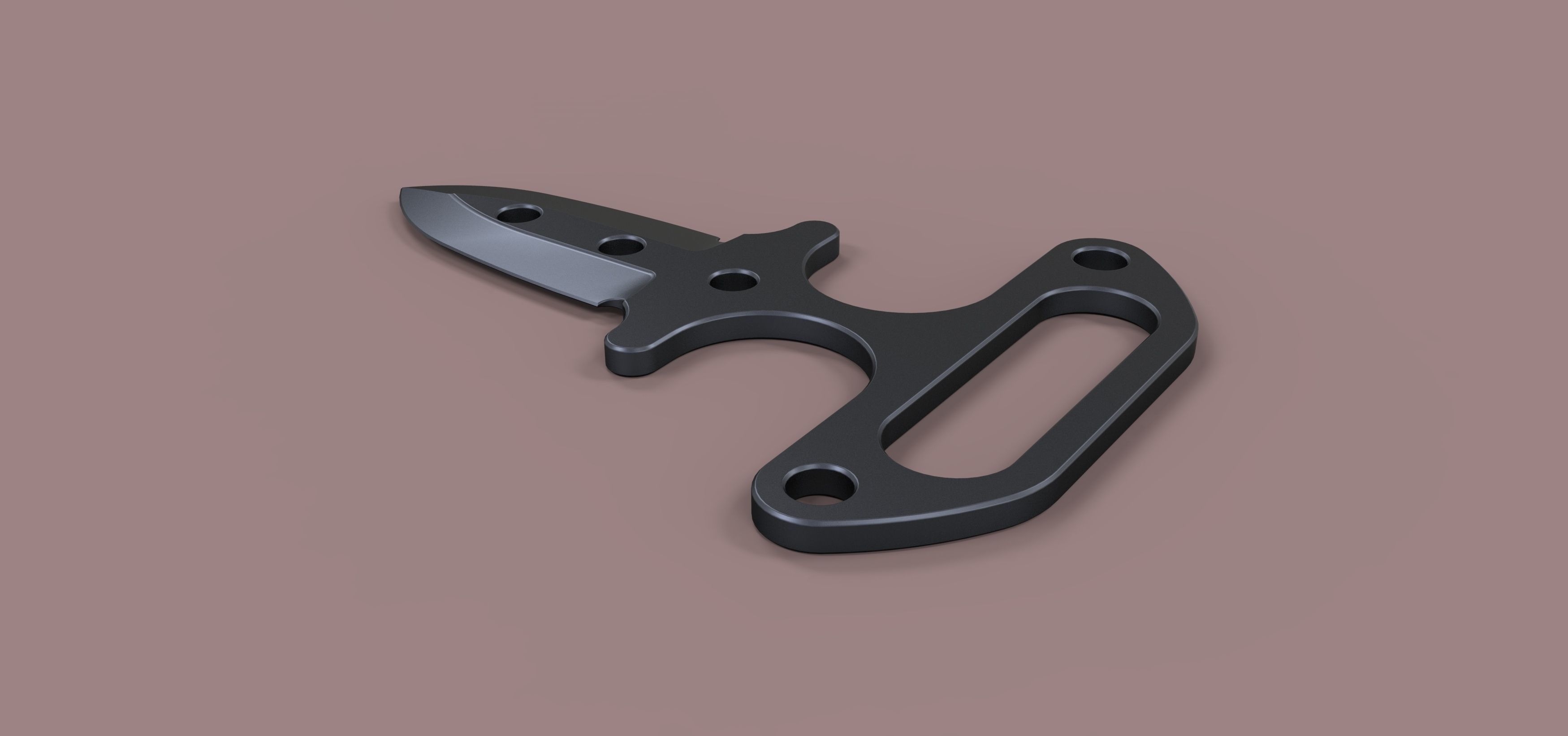 Push dagger 3D model_10