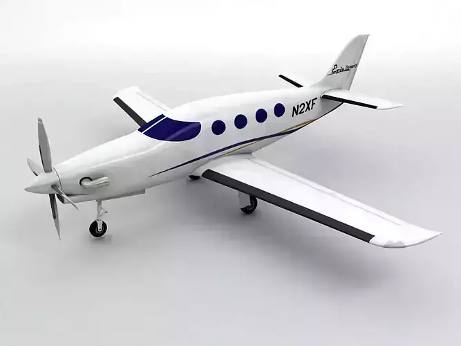  Epic Dynasty Aircraft Low-poly 3D model