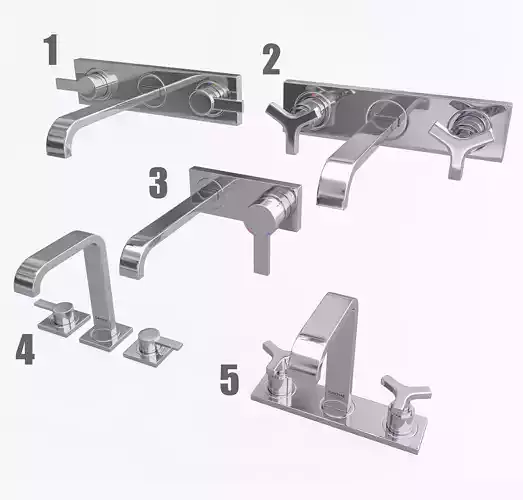 Faucets Grohe collection Allure SET 1 3D model