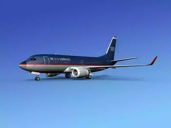 Boeing 737-700ER US Air 3D model