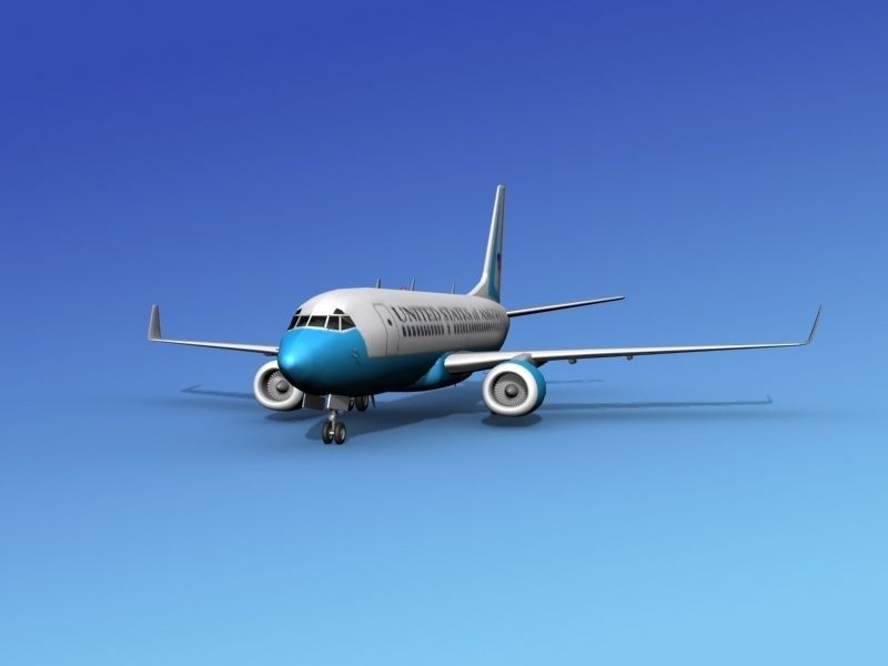 Boeing 737-700ER US Government 3D model_1