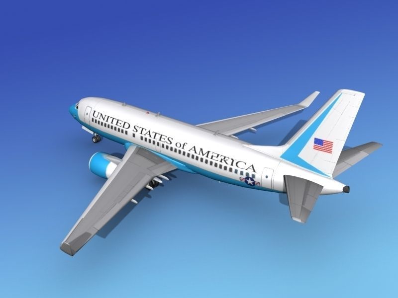 Boeing 737-700ER US Government 3D model_8
