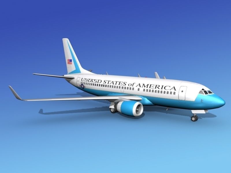 Boeing 737-700ER US Government 3D model_3
