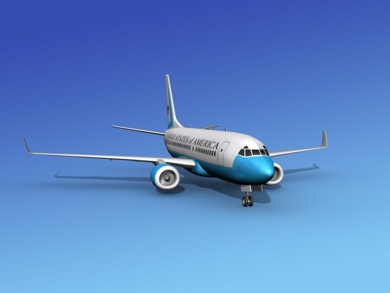 Boeing 737-700ER US Government 3D model_2