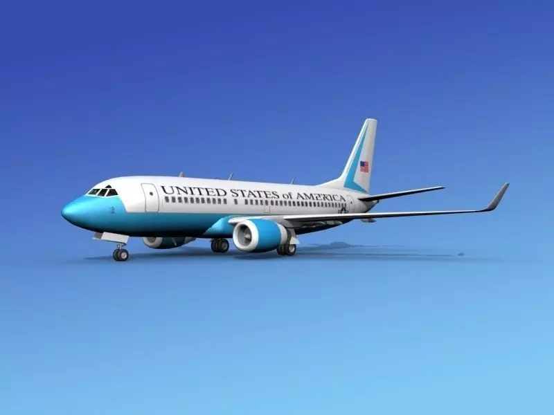 Boeing 737-700ER US Government 3D model_0