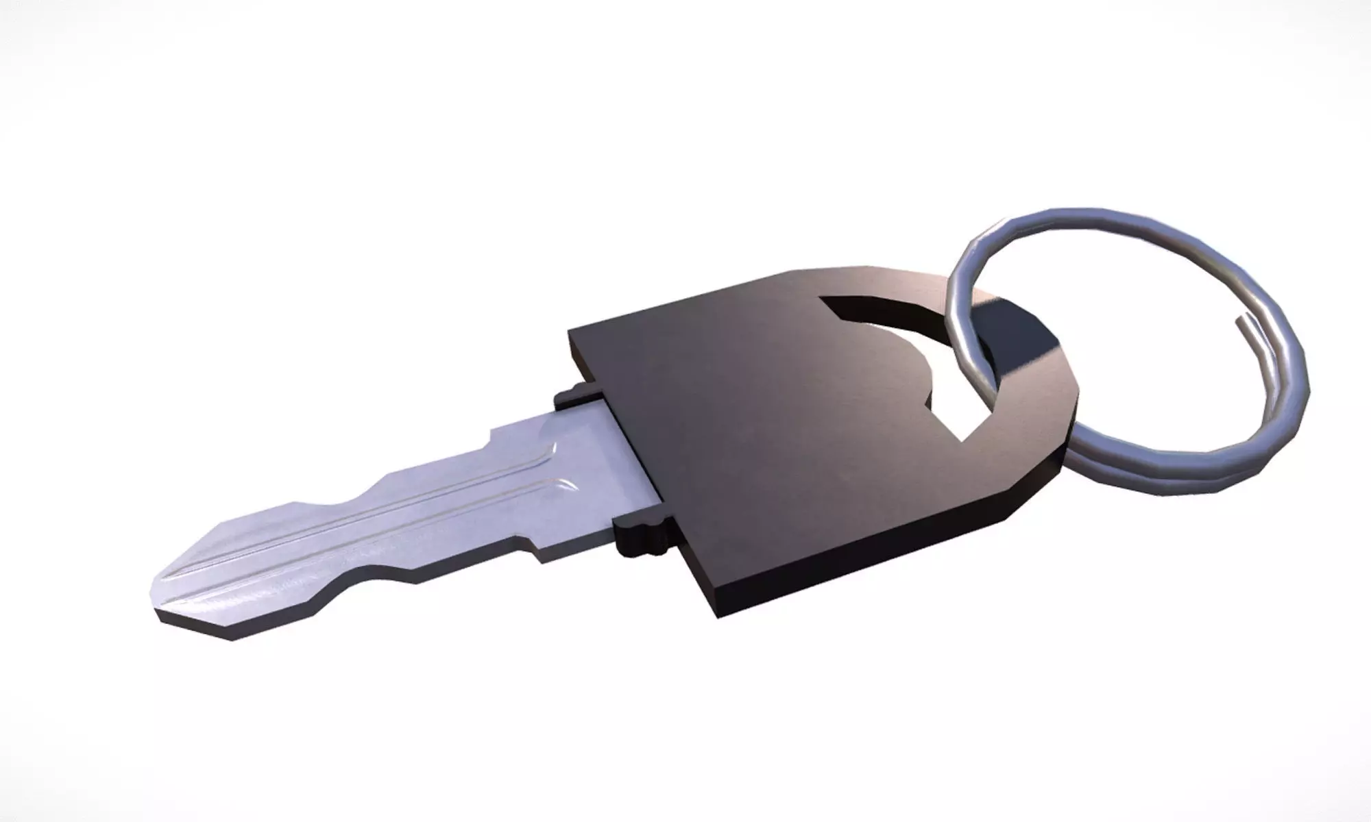 Key chain Free low-poly 3D model_0