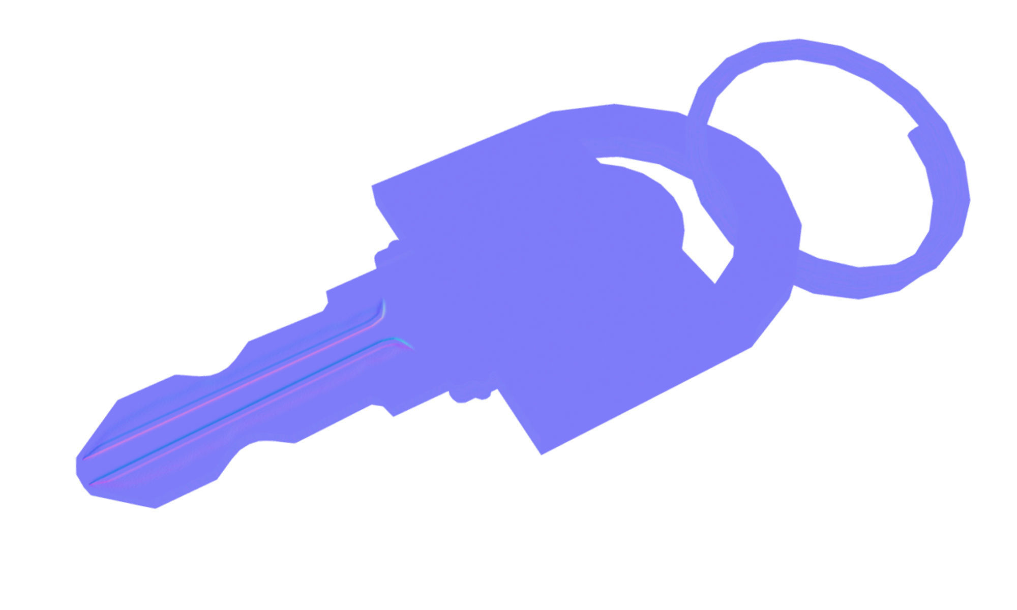 Key chain Free low-poly 3D model_6