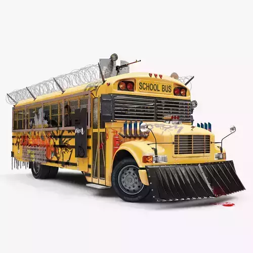 School Bus 3D model