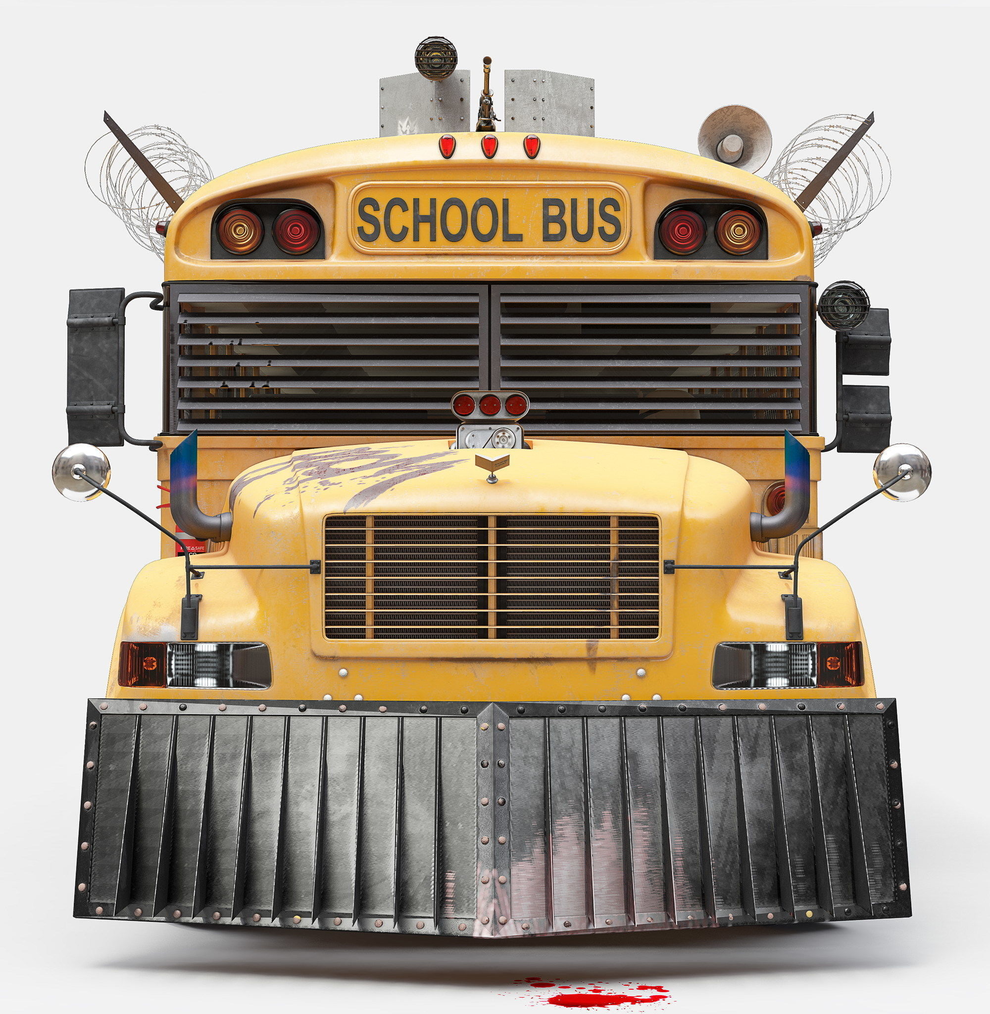 School Bus 3D model_5