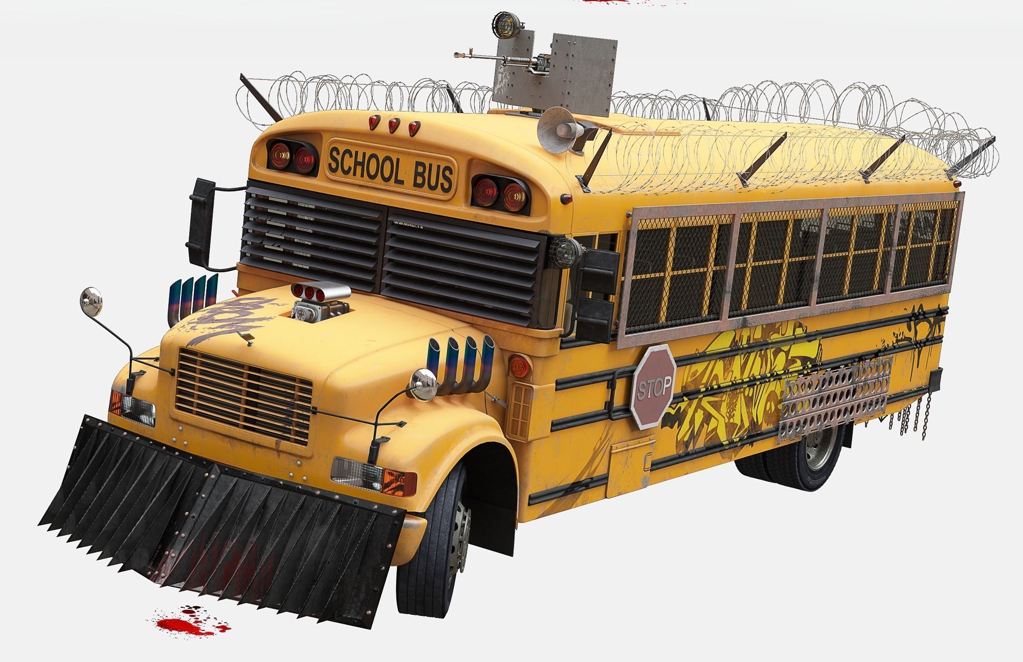 School Bus 3D model_8