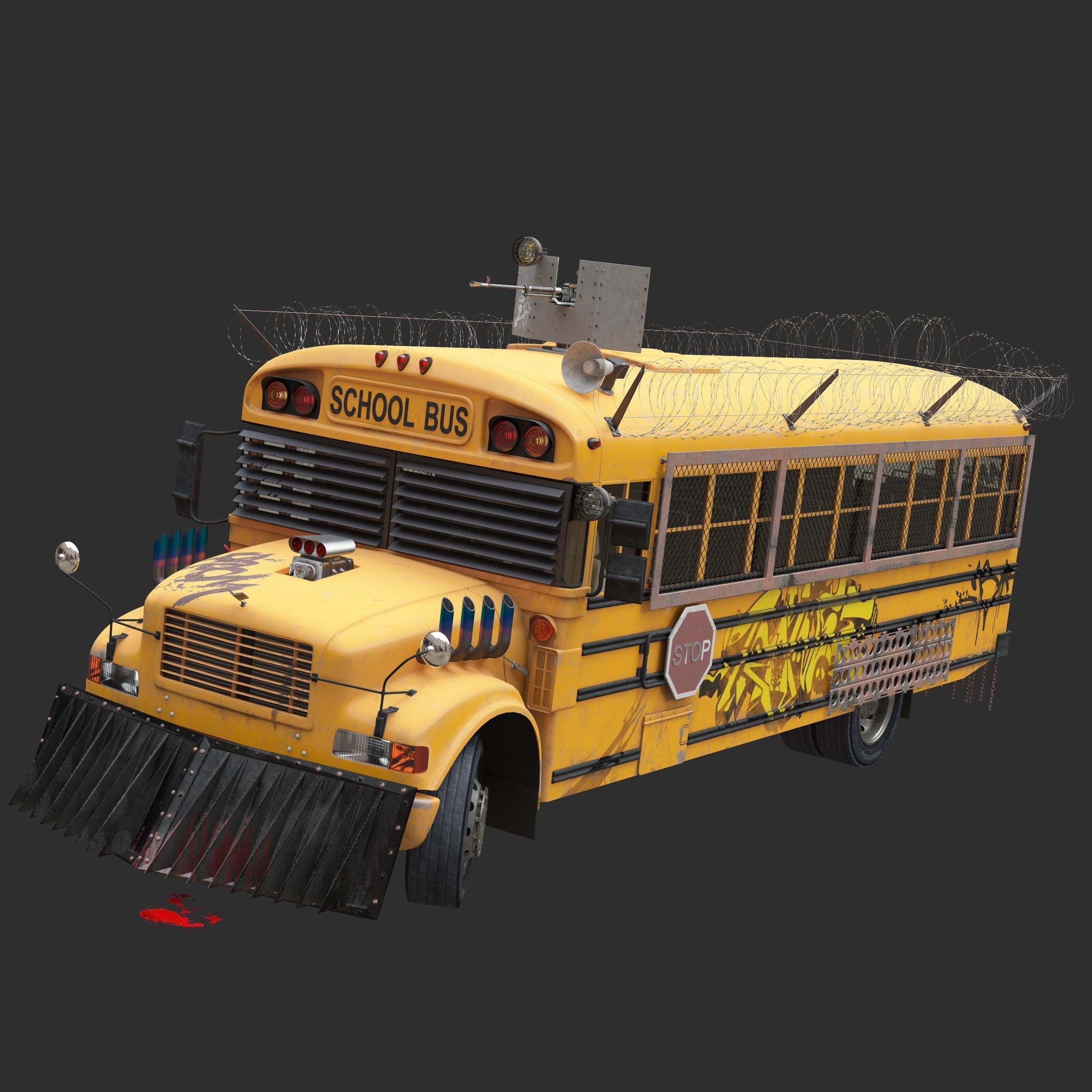 School Bus 3D model_1