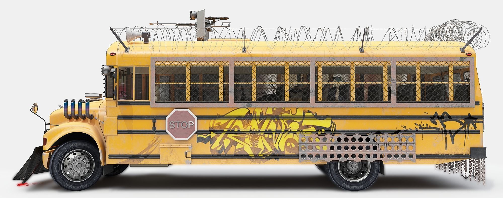 School Bus 3D model_3