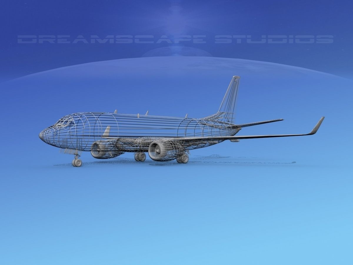 Boeing 737-700ER Vasser Charter Jet 3D model_11