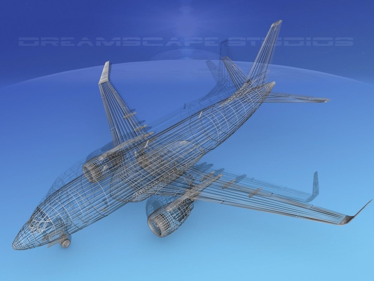 Boeing 737-700ER Vasser Charter Jet 3D model_15