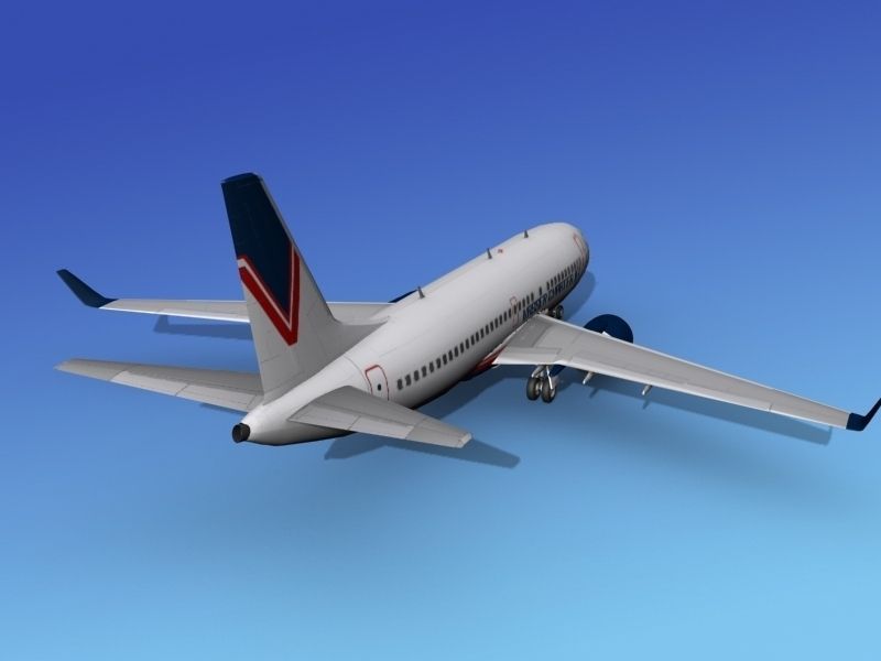 Boeing 737-700ER Vasser Charter Jet 3D model_7