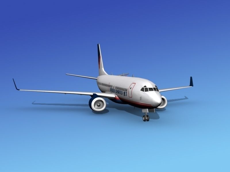 Boeing 737-700ER Vasser Charter Jet 3D model_3