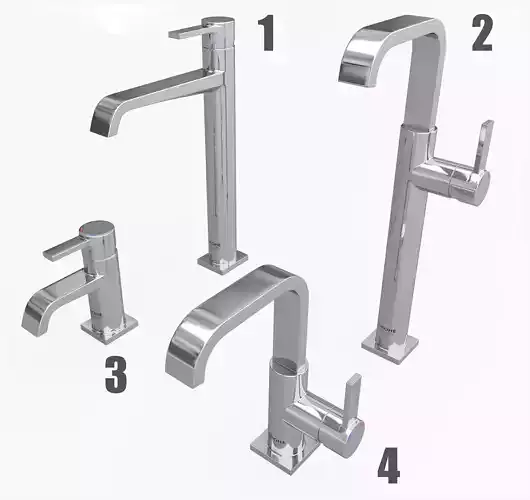 Faucets Grohe collection Allure SET 2 3D model