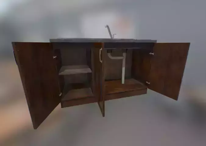 Kitchen Cabinet With Sink