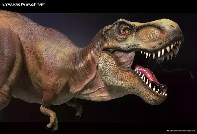 High Poly T-Rex Ztool 3D model