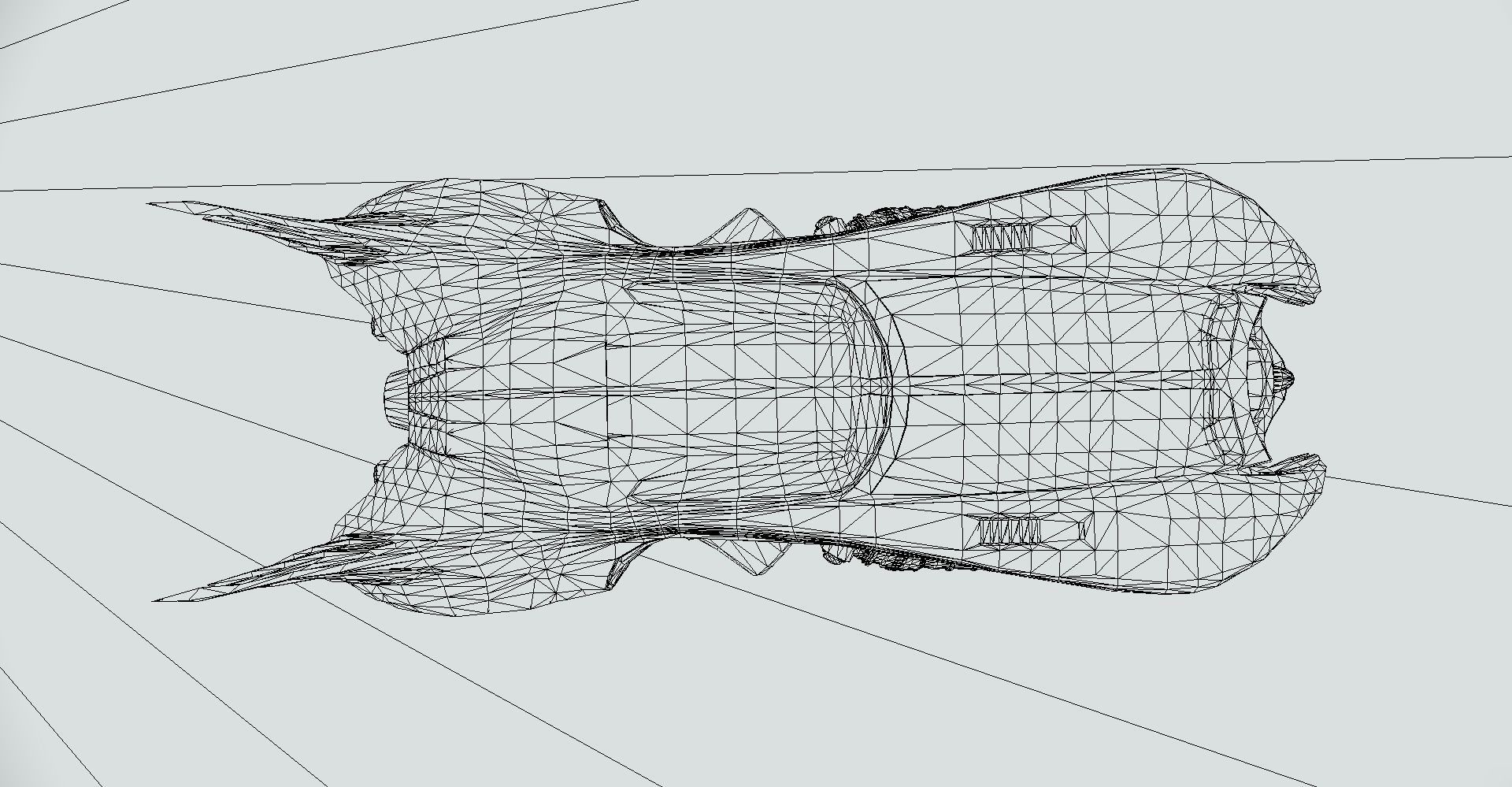 Batmobile 1989 Low-poly 3D model_7