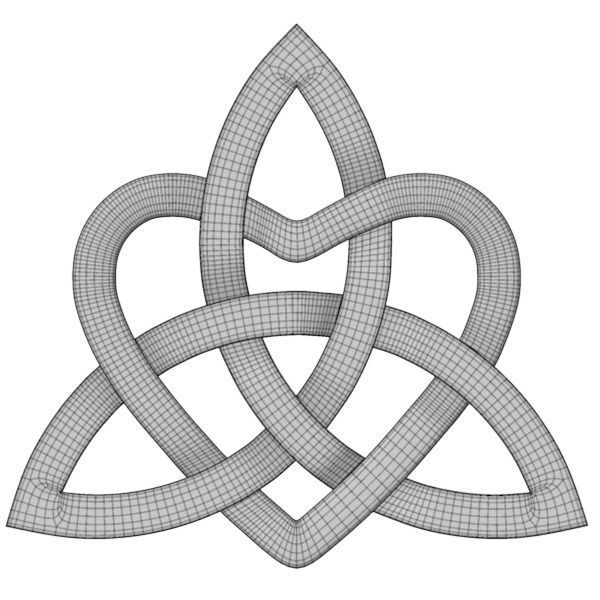 Celtic Heart 3D model_11