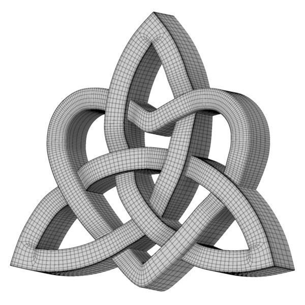 Celtic Heart 3D model_5