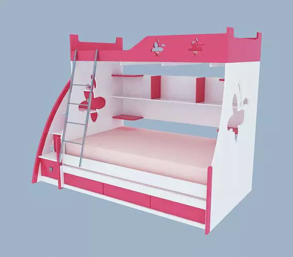 Kid Bed 3D model