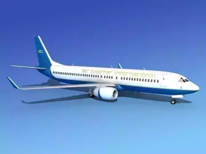 Boeing 737-800 Air Charter Intl 3D model