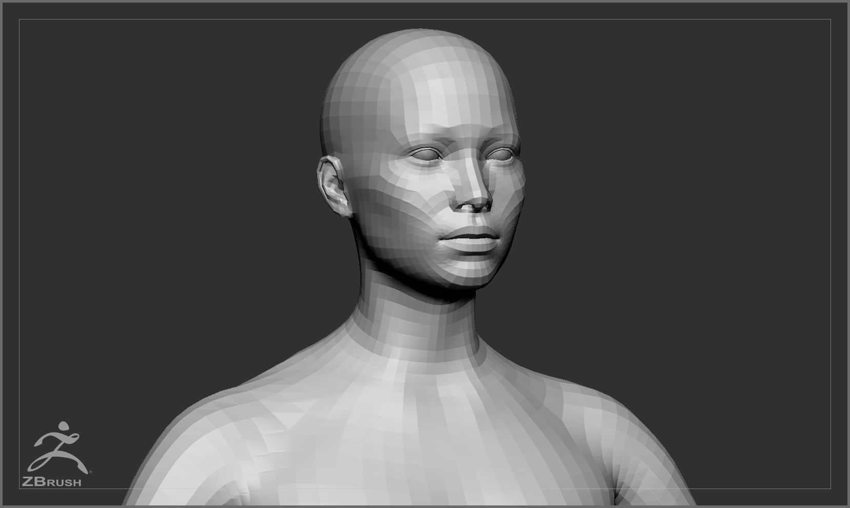 Average Body Low Poly Basemesh Collection _20