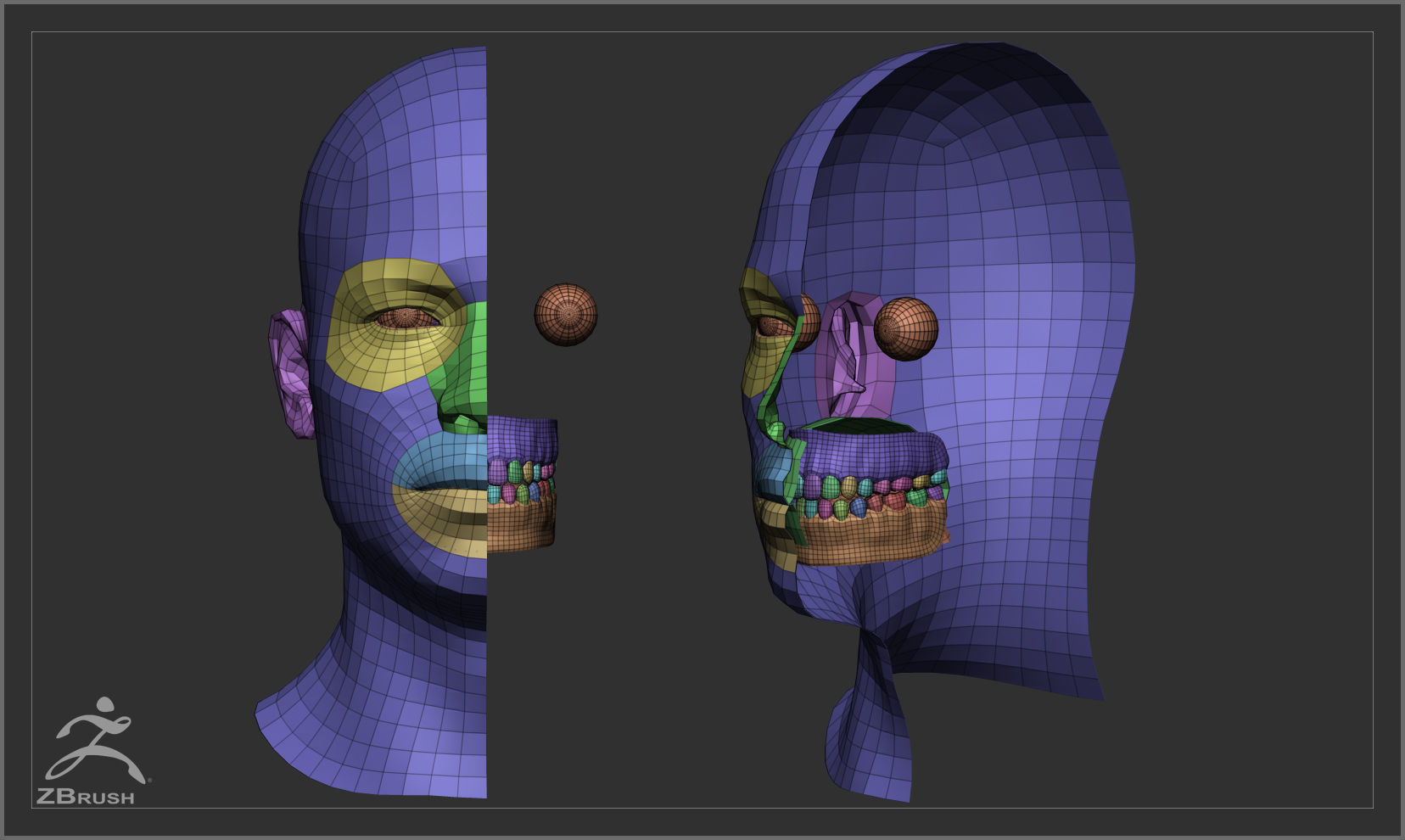 Average Body Low Poly Basemesh Collection _12