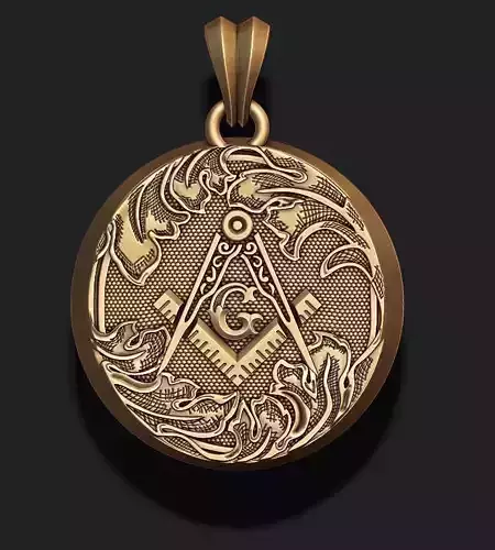 mason pendant 3D print model