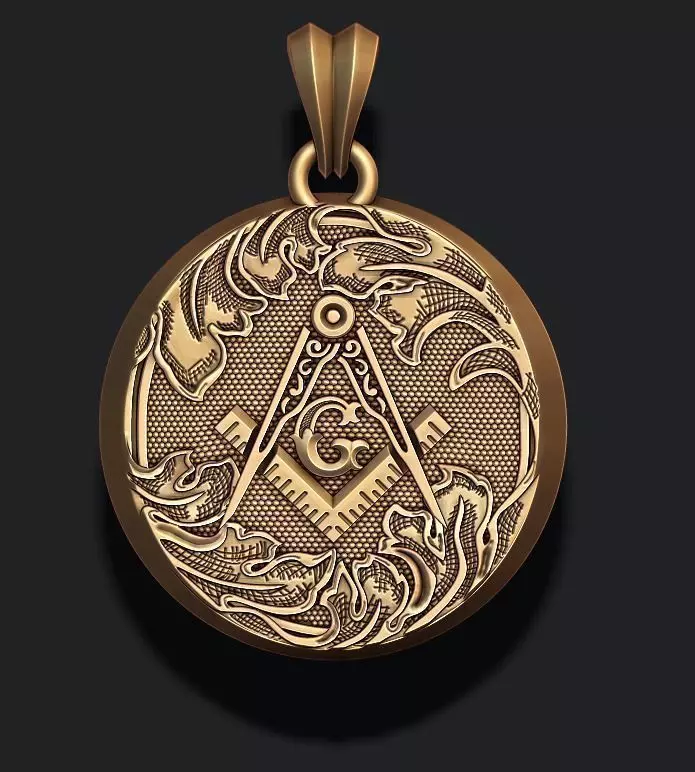 mason pendant 3D print model_0