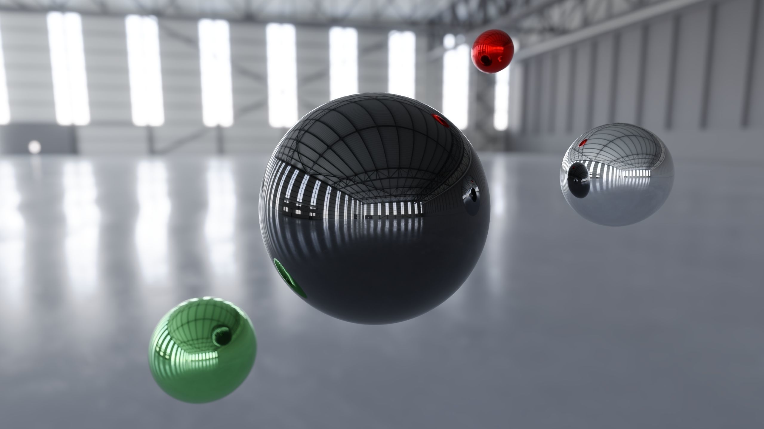 HDRI - Airplane Hangar Interior 2  Texture_1