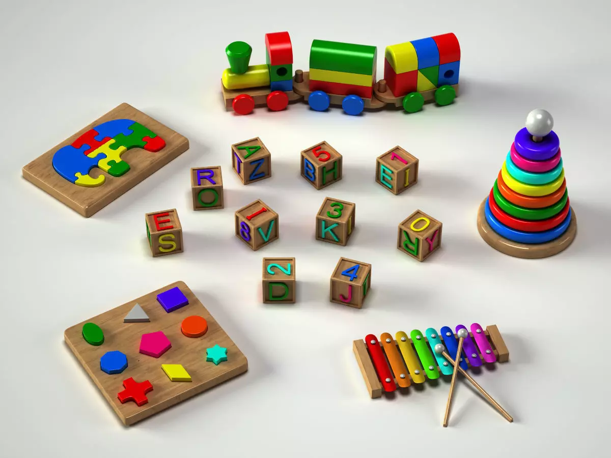 Toys Collection colorful toy stacking tower _0