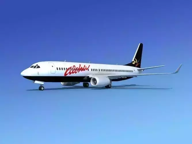 Boeing 737-800 Aloha Airlines 3D model