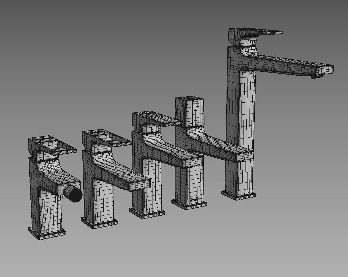 Hansgrohe Metropol SET 2 3D model_6