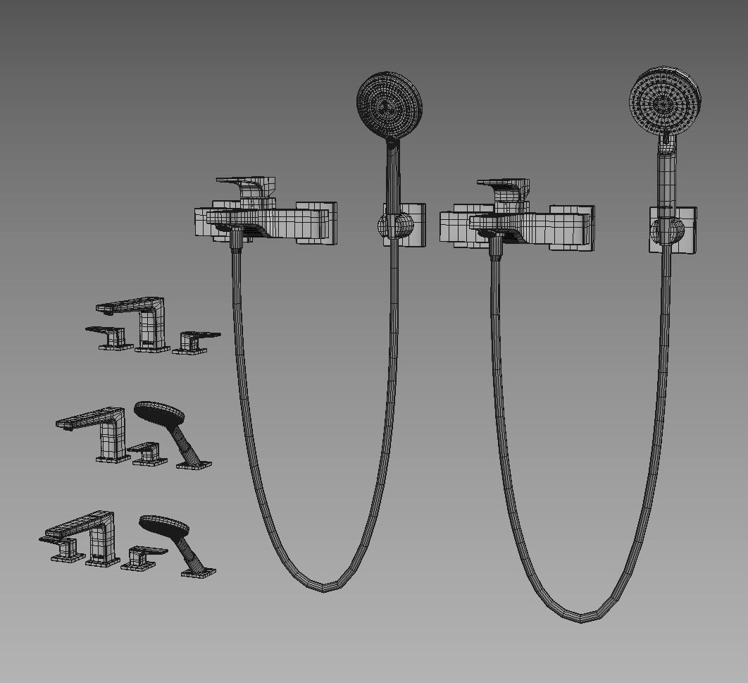 Hansgrohe Metropol SET 3 3D model_6