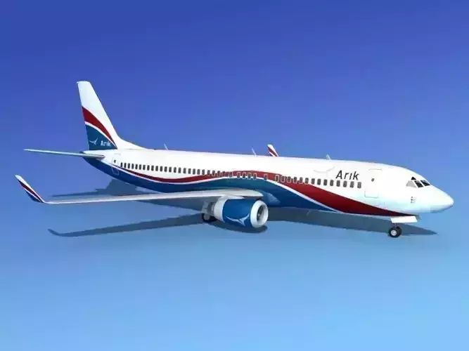Boeing 737-800 Arik 3D model