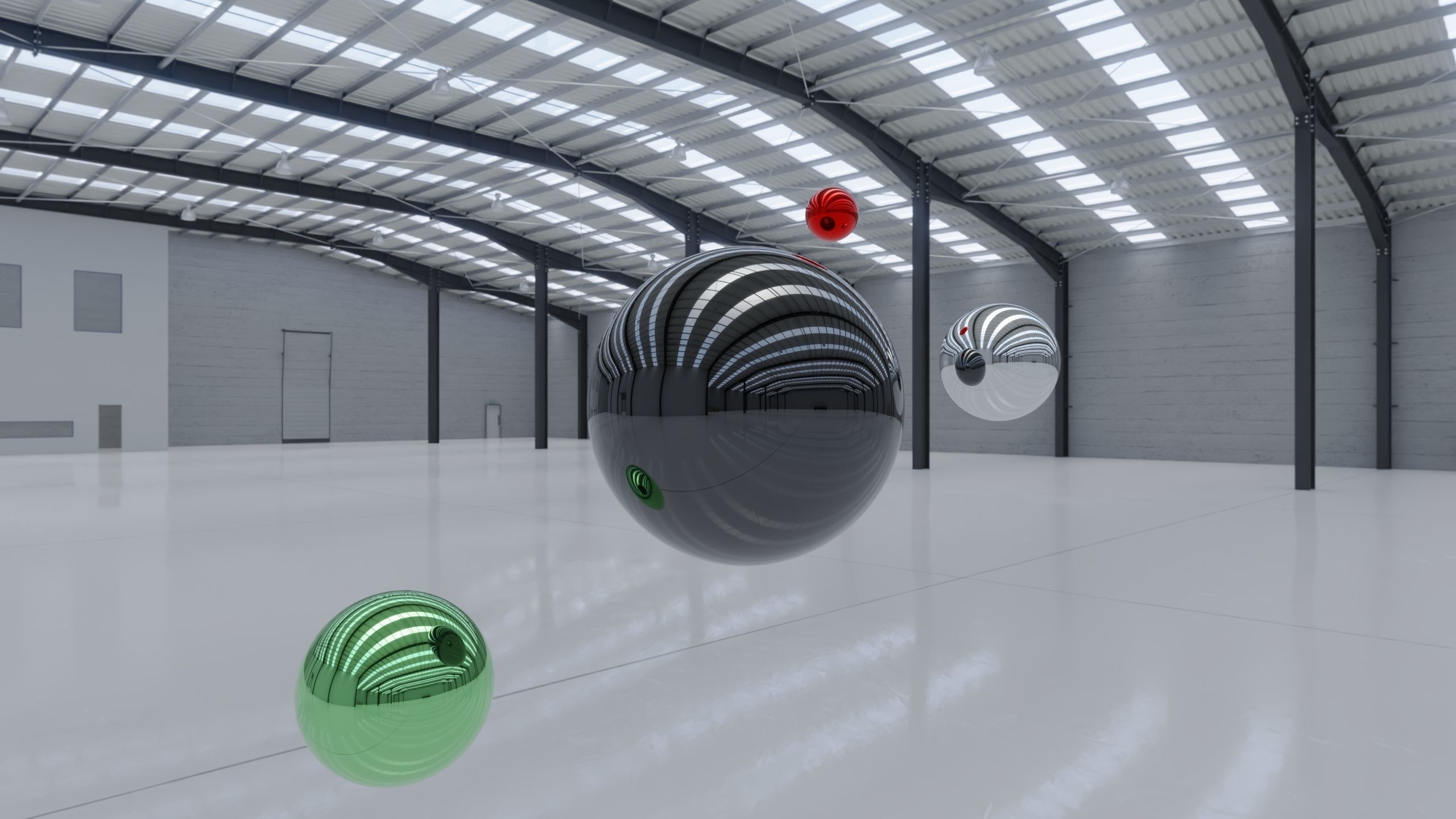 HDRI - Industrial Warehouse Interior 10 - 8192x4096 Texture_8