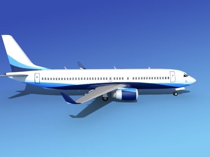 Boeing 737-800 BBJ 1 3D model_4