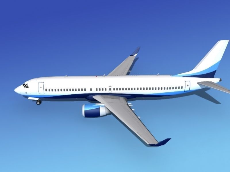 Boeing 737-800 BBJ 1 3D model_9