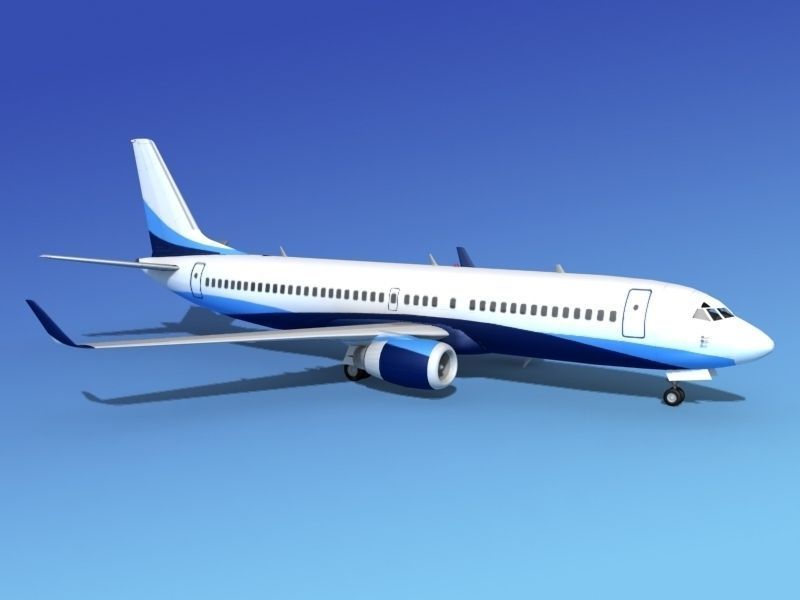 Boeing 737-800 BBJ 1 3D model_3