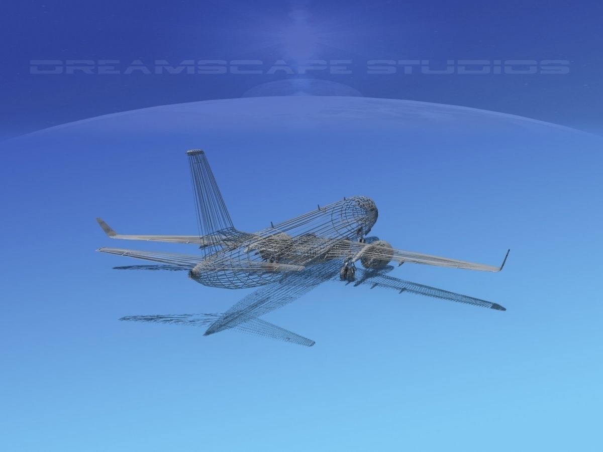 Boeing 737-800 BBJ 1 3D model_13