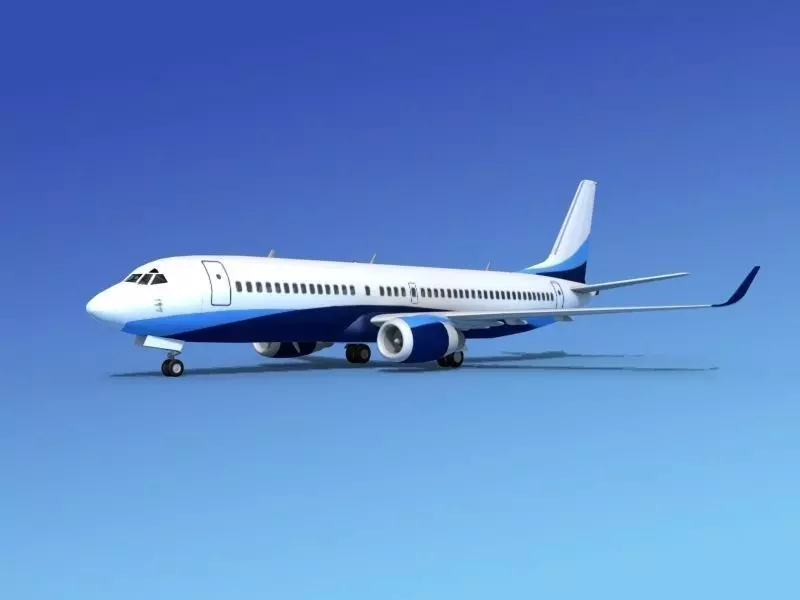 Boeing 737-800 BBJ 1 3D model_0