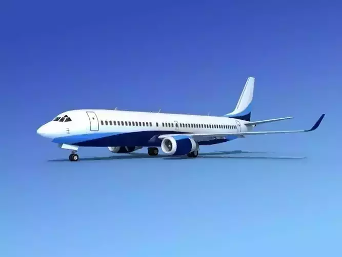 Boeing 737-800 BBJ 1 3D model