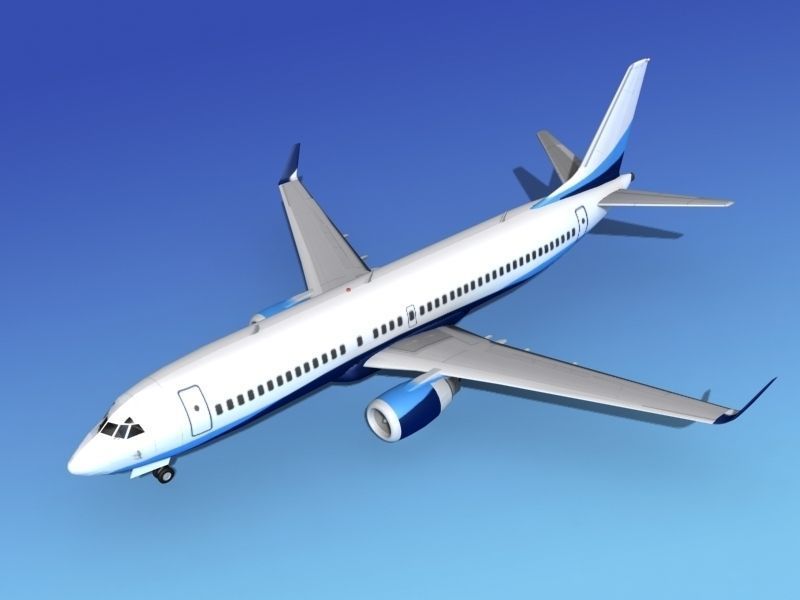 Boeing 737-800 BBJ 1 3D model_10