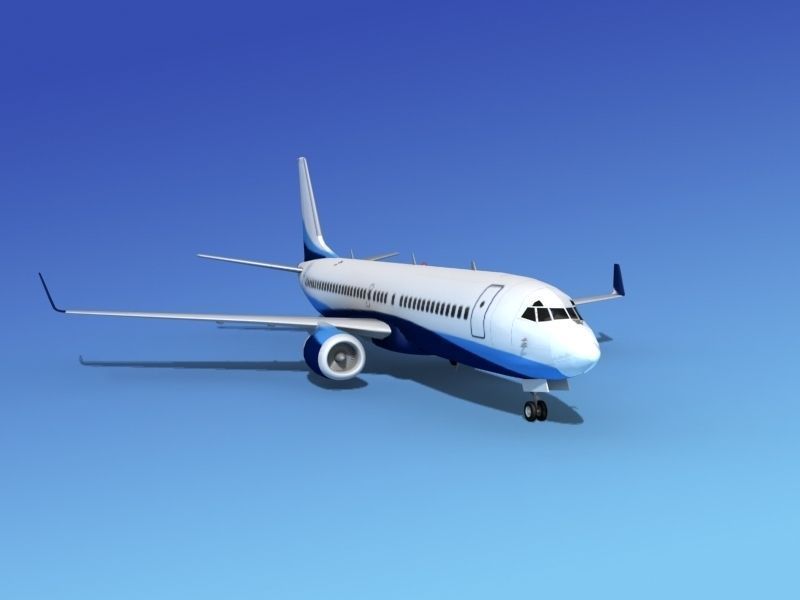Boeing 737-800 BBJ 1 3D model_2
